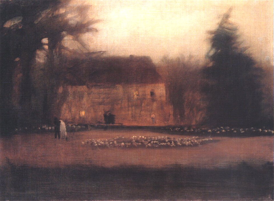 Mednyánszky, László - Park at Twilight (1911-5)