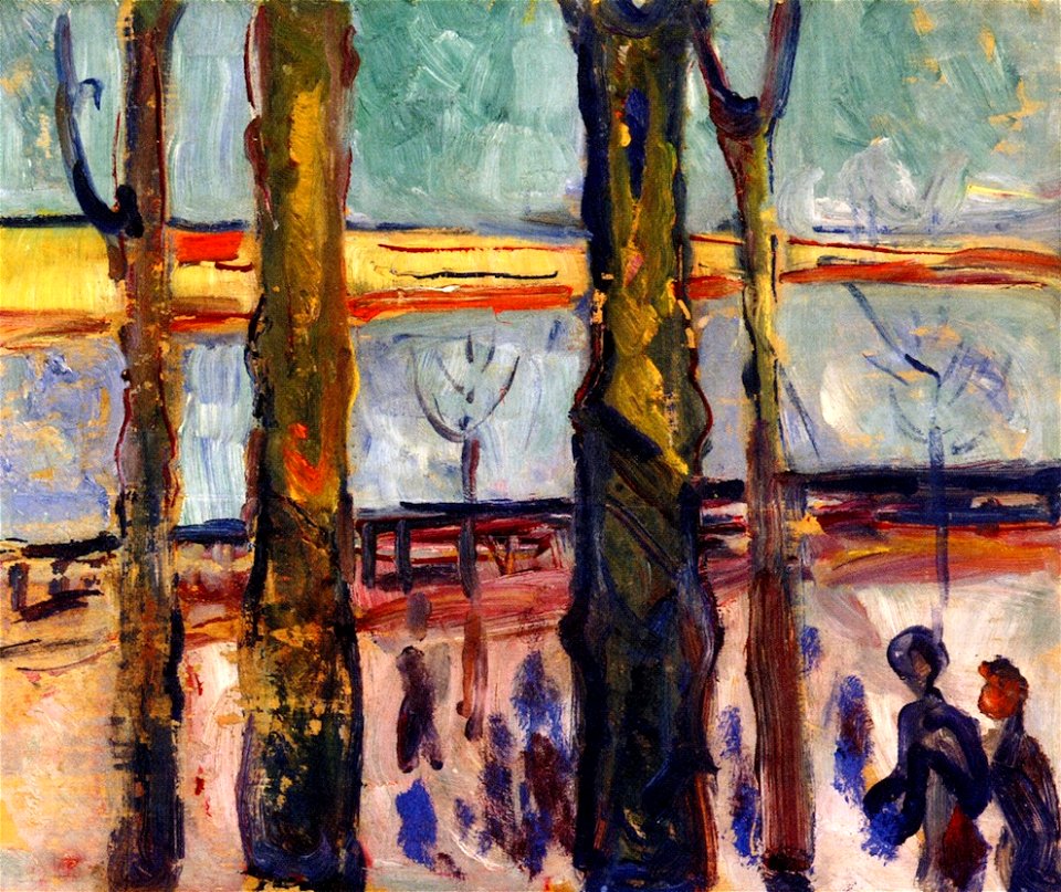 Edvard Munch - Canal in Warnemünde (1)