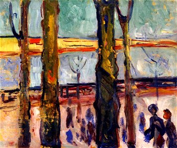 Edvard Munch - Canal in Warnemünde (1)