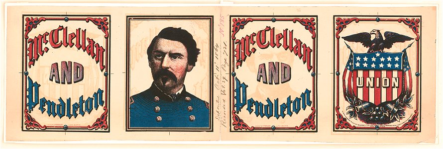 McClellan and Pendleton - Oakley & Tompson lith., Boston. LCCN95505794