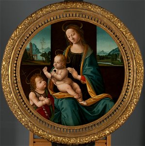 Meester van de Conversazione di Santo Spirito - Maria met Christuskind en Johannes de Doper - SK-A-3012 - Rijksmuseum