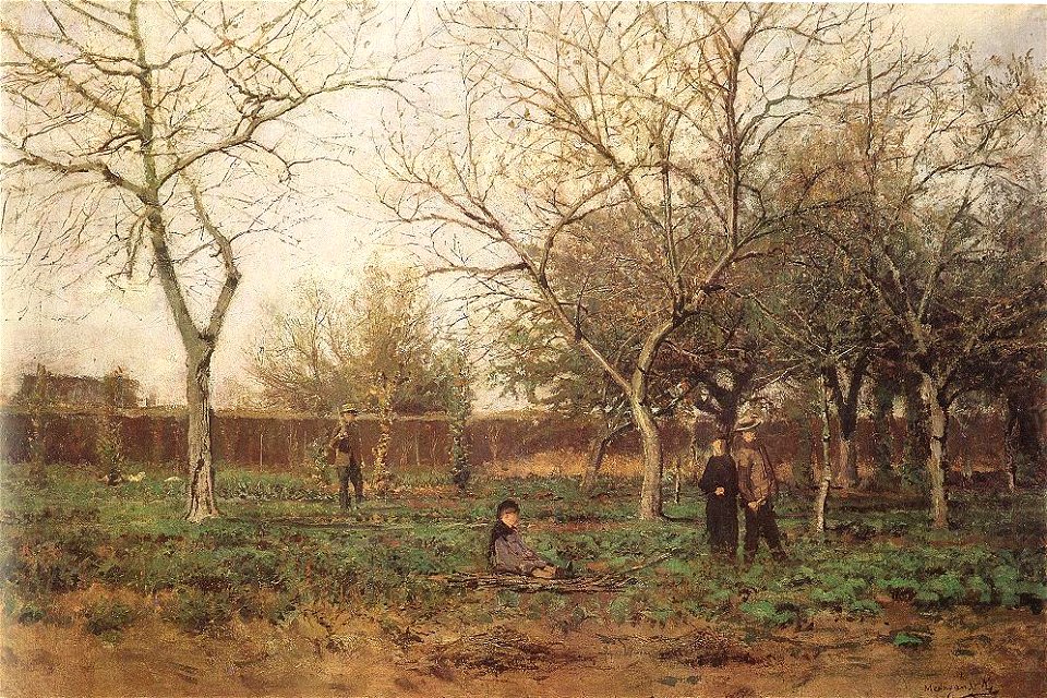 Mednyánszky, László - In the Garden