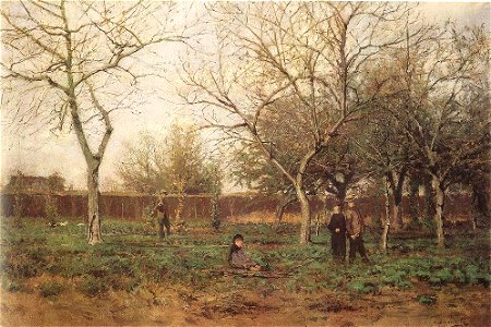 Mednyánszky, László - In the Garden