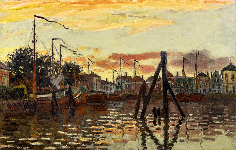 MB-Mon-01 Monet Der-Hafen-von-Zaandam 1
