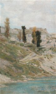 Karl Mediz - Felsenlandschaft bei St. Canzian (1897)