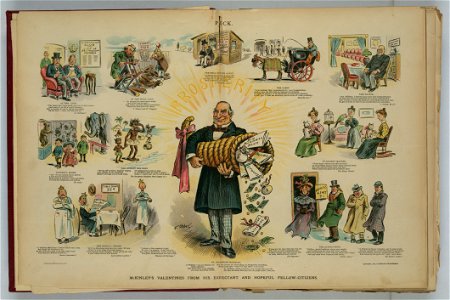 McKinley's valentines from his expectant and hopeful fellow-citizens - F. Opper. LCCN2012647647