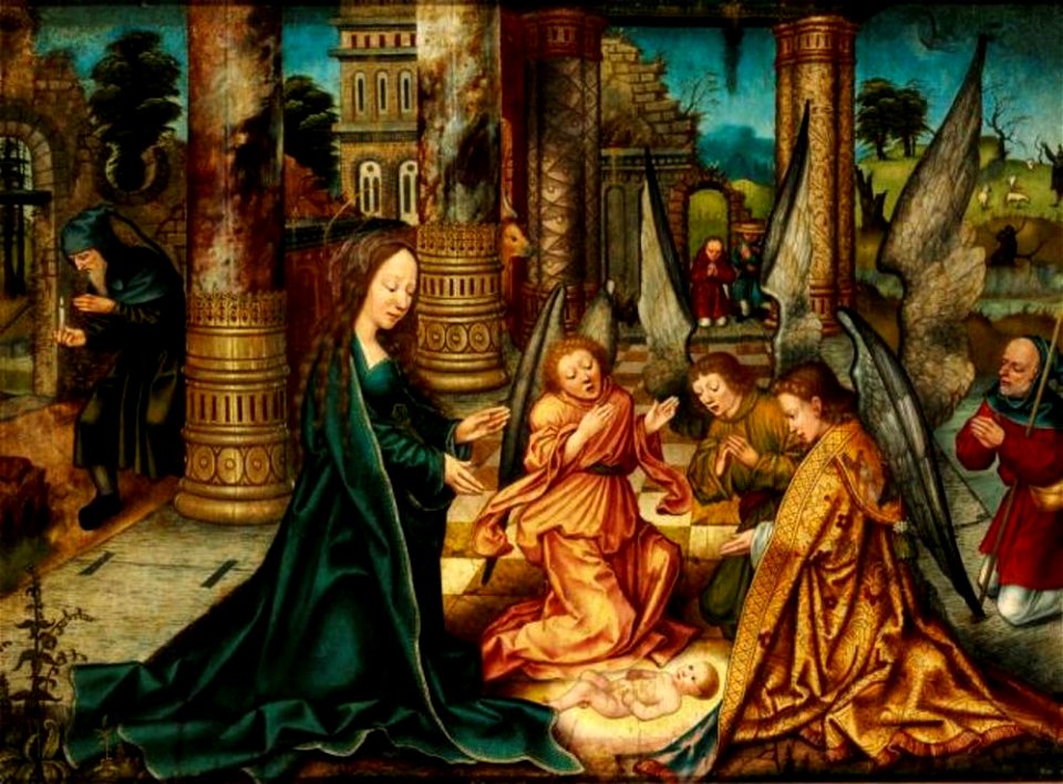 Meester van Frankfurt - Geboorte van Christus - 3880 - Museum of Fine Arts, Budapest