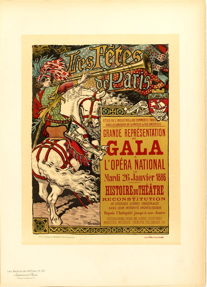 Maîtres de l'affiche V 2 - Pl 50 - Eugène Grasset