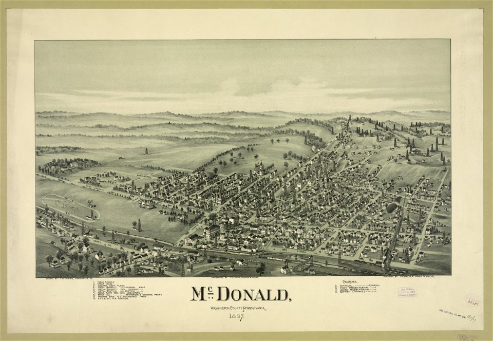 McDonald, Washington County Pennsylvania, 1897 LCCN2003681821