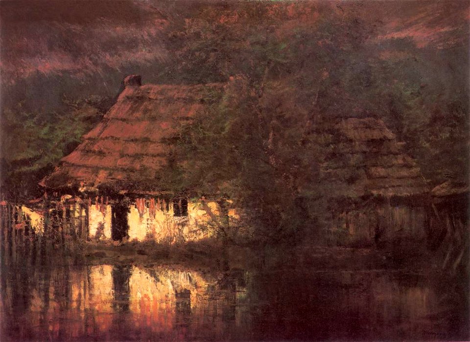 Mednyánszky, László - Waterside House