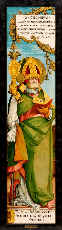 Meester van Messkirch - St. Werner - NK1633 - Cultural Heritage Agency of the Netherlands Art Collection