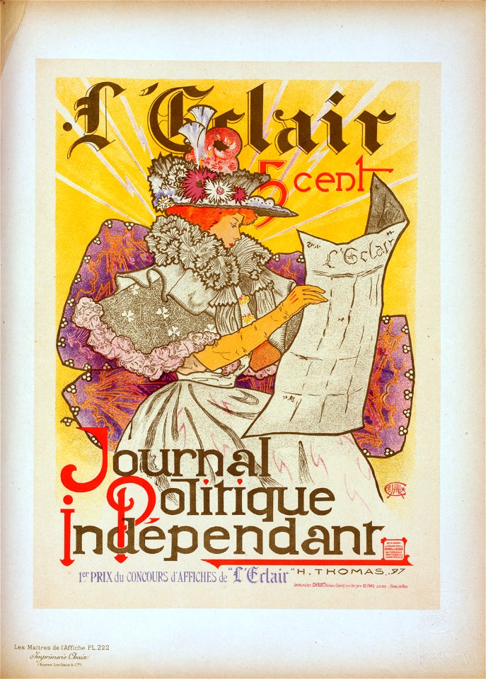 Maîtres de l'affiche vol 5 - Pl 222 - Henry Atwell Thomas