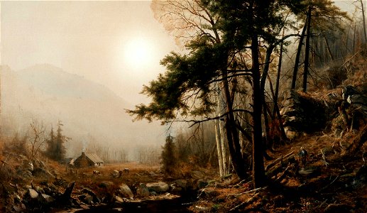 Jervis McEntee - Indian Summer (1860s)