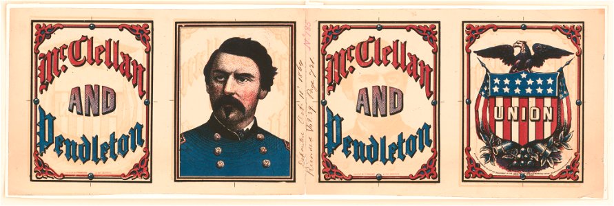 McClellan and Pendleton - Oakley & Tompson lith., Boston. LCCN95505794