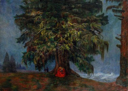 Karl Mediz - Ruhe auf der Flucht nach Ägypten (1903)