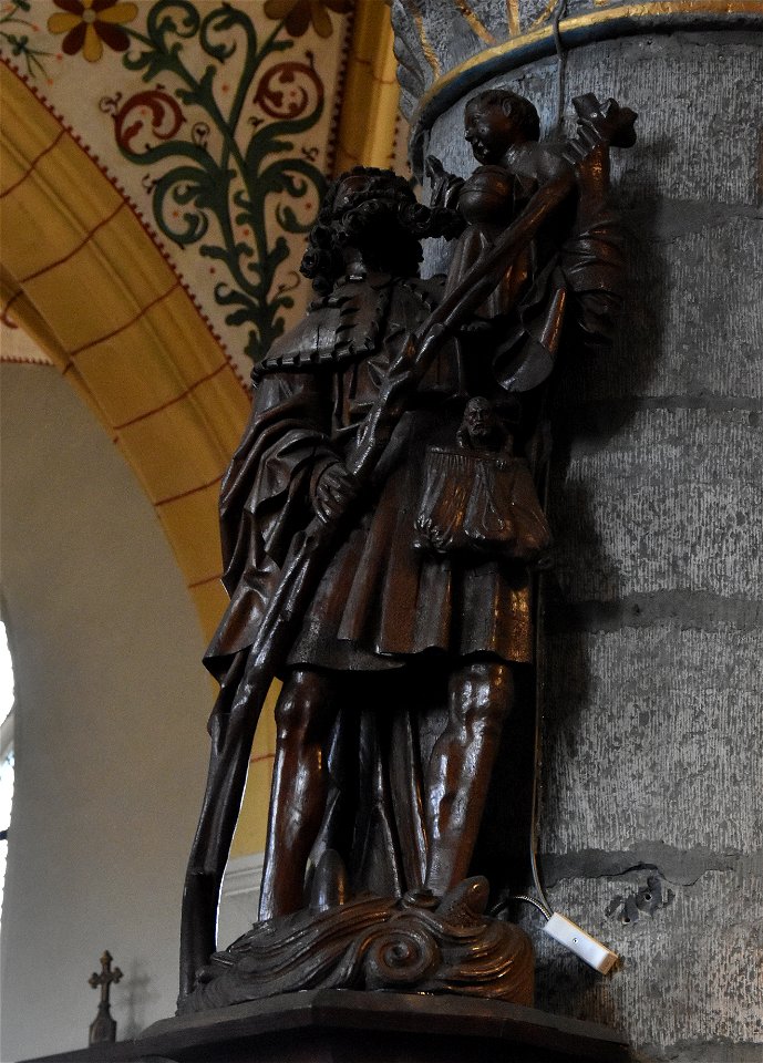 Meester van Elsloo (circa 1520) Christoffel Sint-Lambertuskerk (Neeroeteren) 8-09-2019