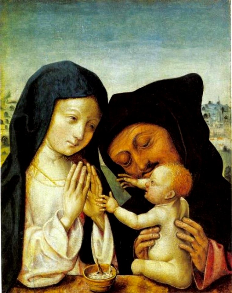 Meester van het Altaar van Bartholomeus - Heilige familie - SG 449 - Städel Museum