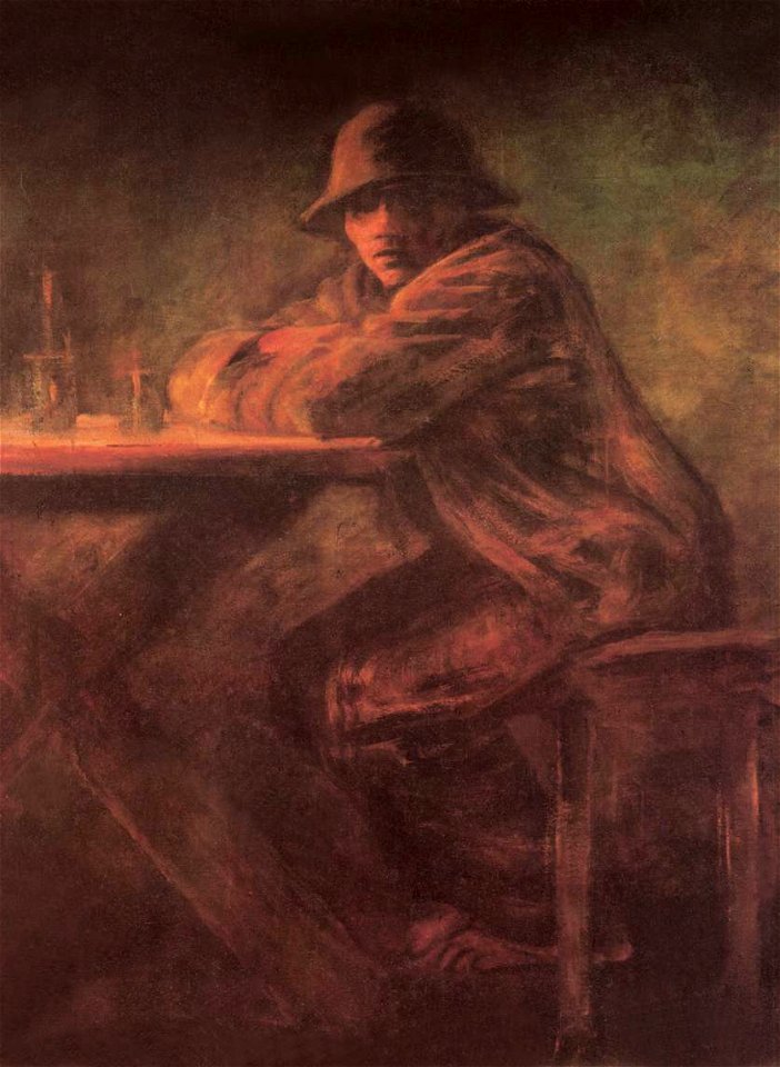 Mednyánszky, László - In the Tavern (after 1898)