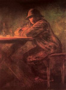 Mednyánszky, László - In the Tavern (after 1898)