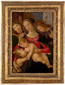 Meester van de Borghese Tondo - Maria met kind tussen twee engelen en Johannes de Doper - 2549 (OK) - Museum Boijmans Van Beuningen