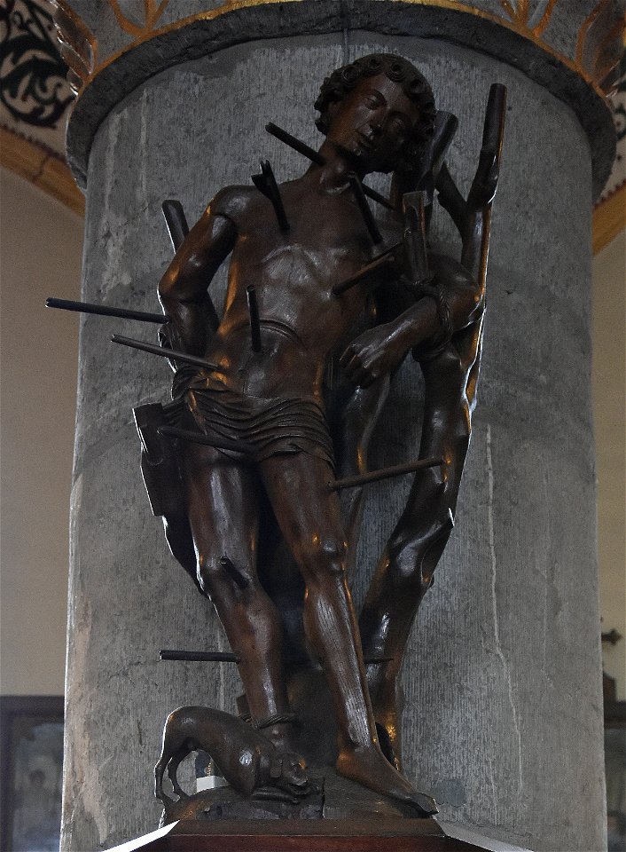 Meester van Elsloo (circa 1520) Sint-Sebastiaan Sint-Lambertuskerk (Neeroeteren) 8-09-2019