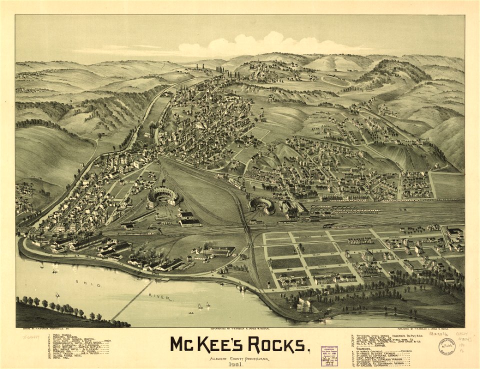 McKee's Rocks, Allegheny County, Pennsylvania 1901. LOC 75694999