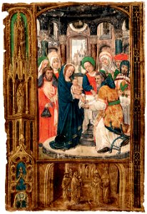Meister der Davidszenen im Breviarum Grimani Darbringung im Tempel