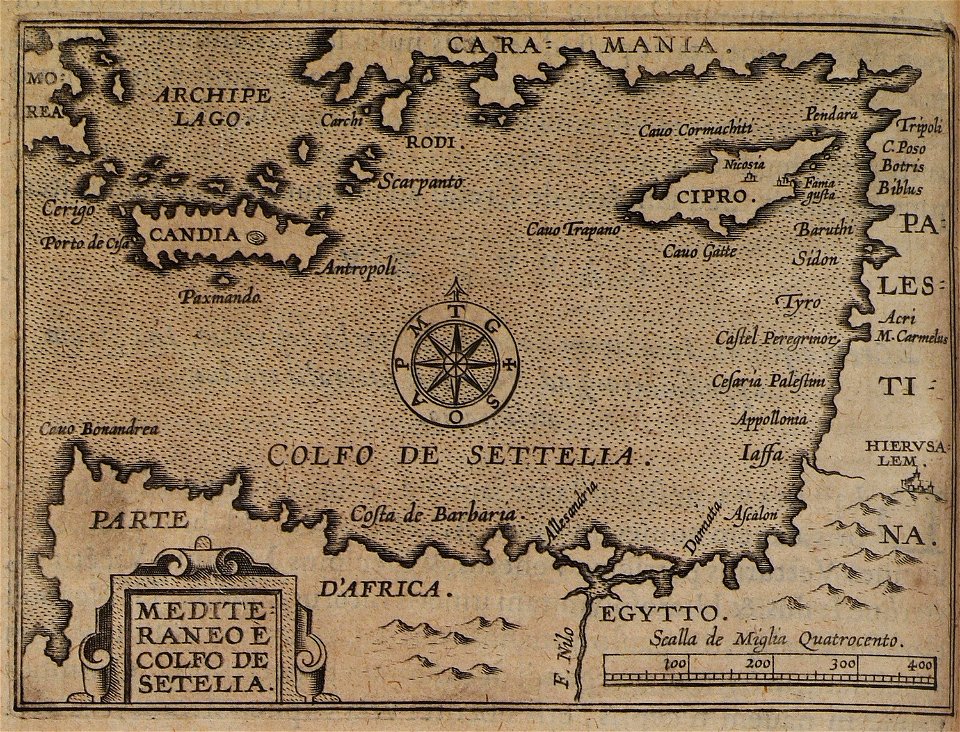 Mediterraneo e Colfo di Setelia - Cootwijck Johannes Van - 1619