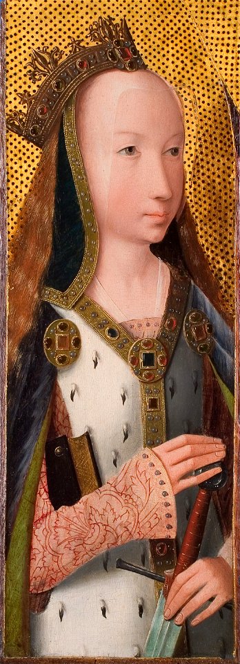 Meester van Hoogstraeten - Heilige Catharina - BR2608 - Rijksmuseum Twenthe