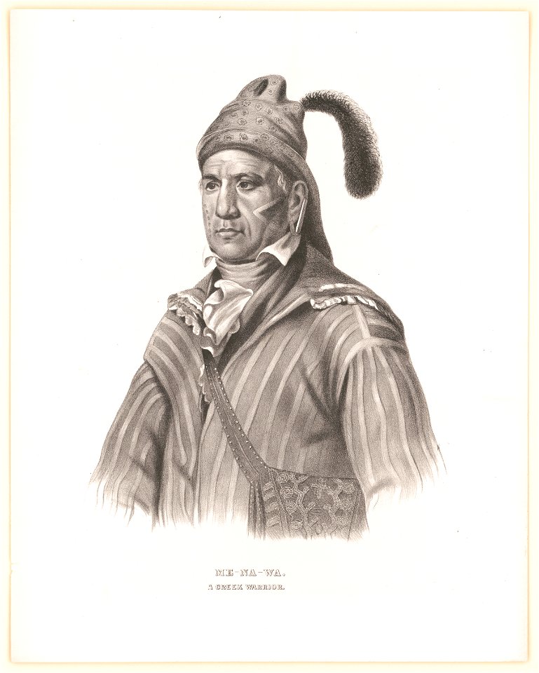 Me-Na-Wa. A Creek warrior LCCN2013645346
