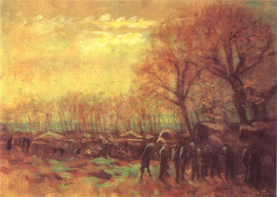 Mednyánszky, László - On the Edge of a Forest (Camping)