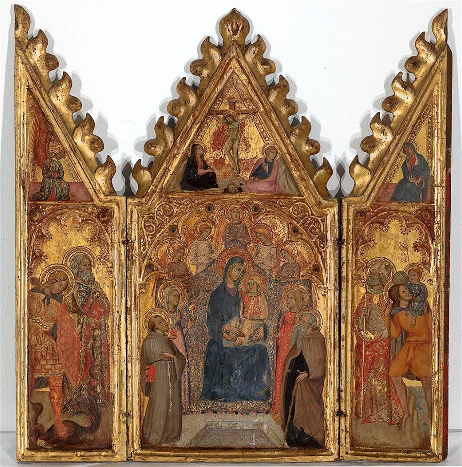 Meester van Panzano - Madonna met kind en heiligen - 2543 (OK) - Museum Boijmans Van Beuningen