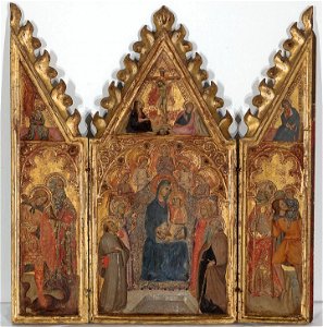 Meester van Panzano - Madonna met kind en heiligen - 2543 (OK) - Museum Boijmans Van Beuningen
