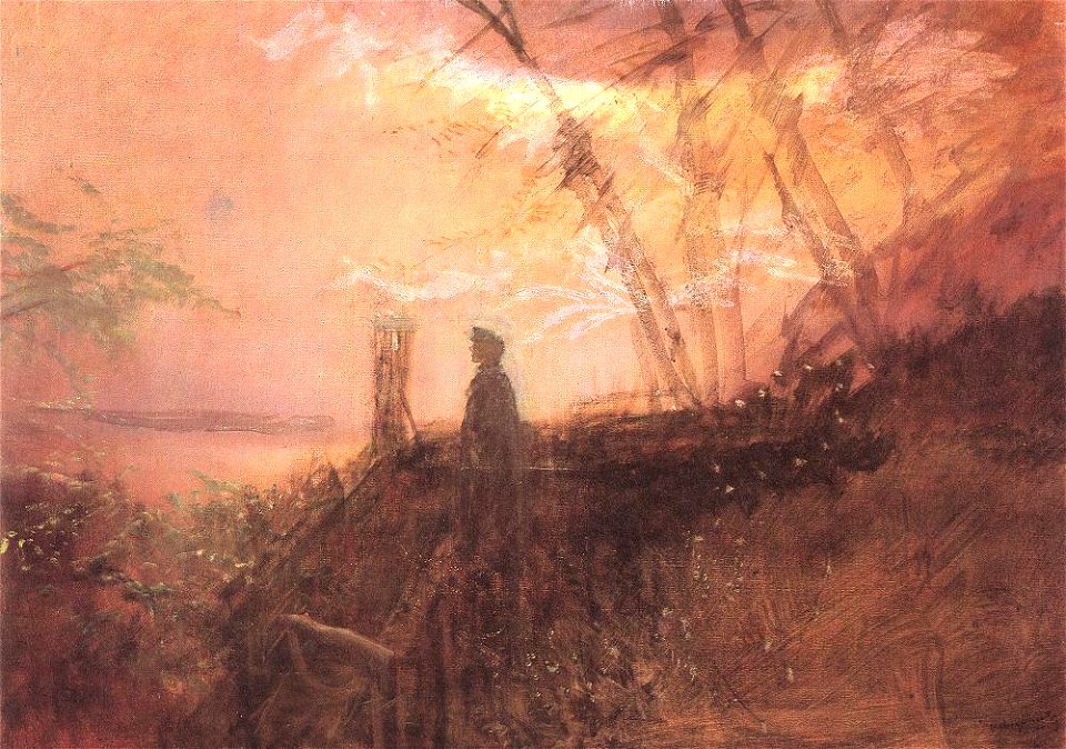 Mednyánszky, László - Guard on the Danube