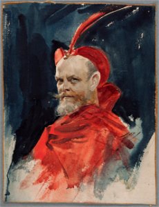 Mefisto (Konsul Dahlander) (Anders Zorn) - Nationalmuseum - 174928. Free illustration for personal and commercial use.