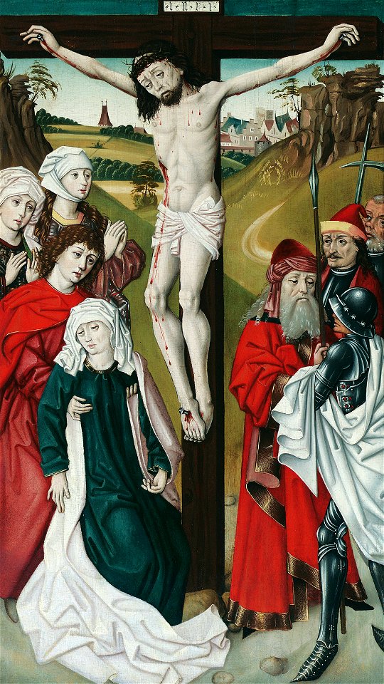 Meister des Schottenaltars (Werkstatt) - Kreuzigung Christi - 4975 - Kunsthistorisches Museum