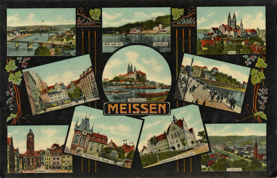 Meissen, Sachsen - Geipelburg; Dom; Albrechtsburg (Zeno Ansichtskarten)