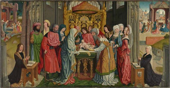 Meister der heiligen Sippe - Beschneidungsaltar, Beschneidung Christi - WAF 652 - Bavarian State Painting Collections