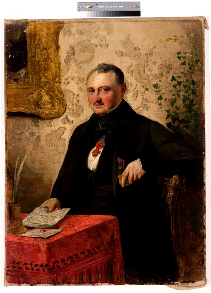 Mehe portree, Carl Timoleon von Neff, TKM TR 2852 M 492