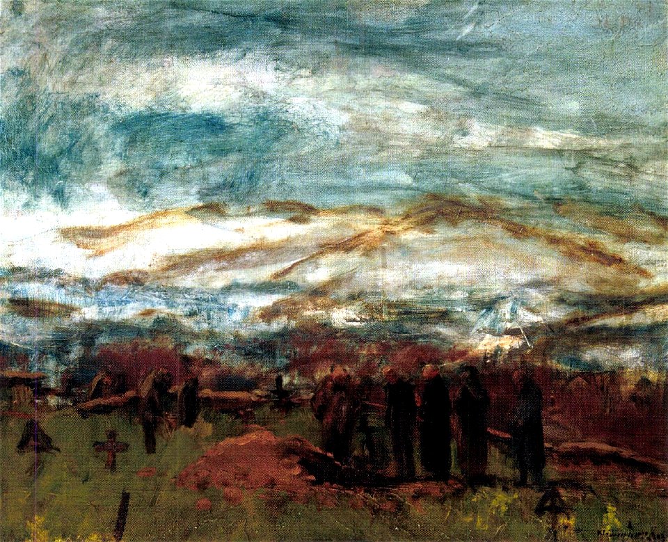 Mednyánszky Grave in the Carpathians 1916-17