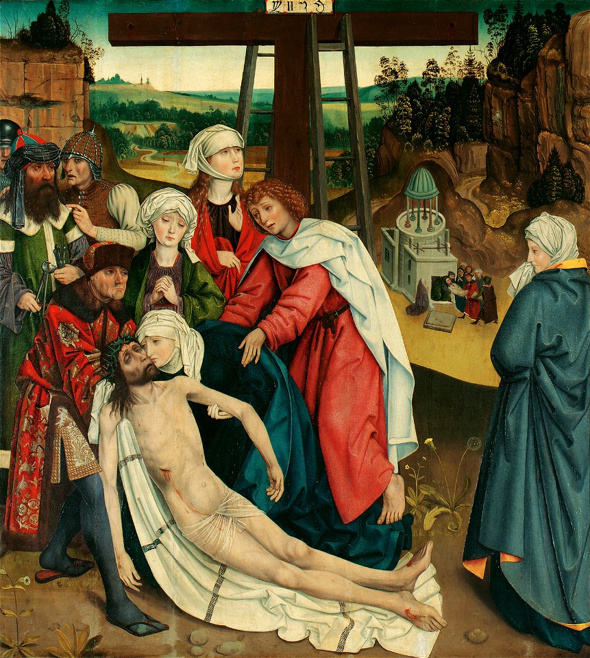 Meister des Schottenaltars - Beweinung Christi - 4854 - Kunsthistorisches Museum