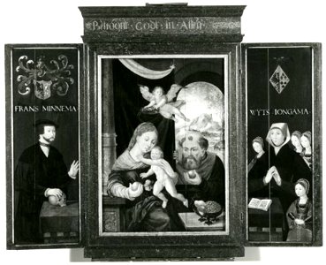 Meester van de Minnema Portretten - Minnema-altaarstuk - S00436A - Fries Museum
