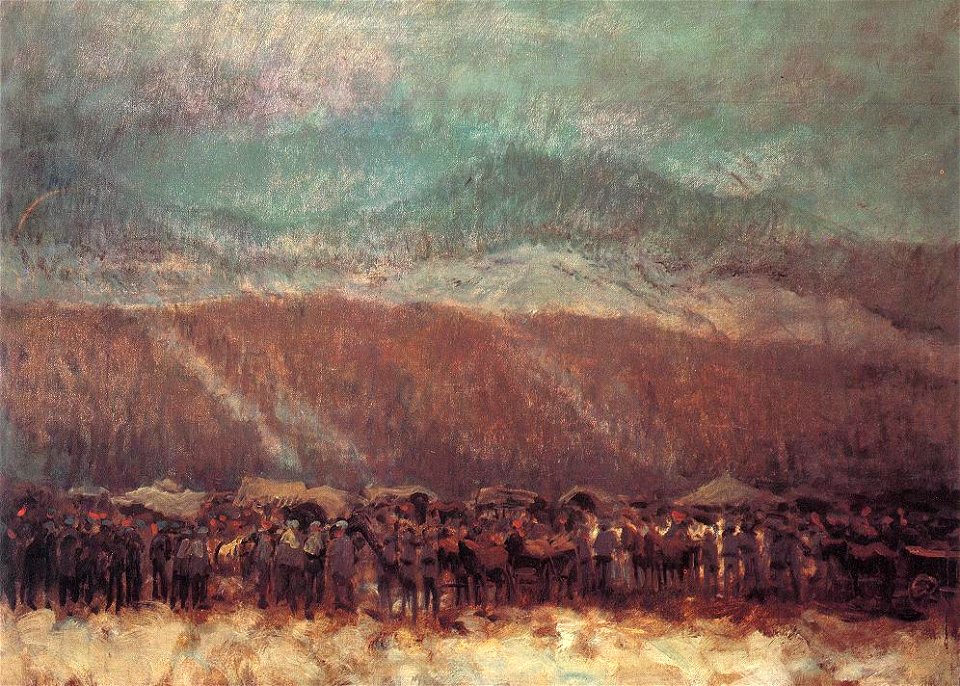 Mednyánszky, László - Camping