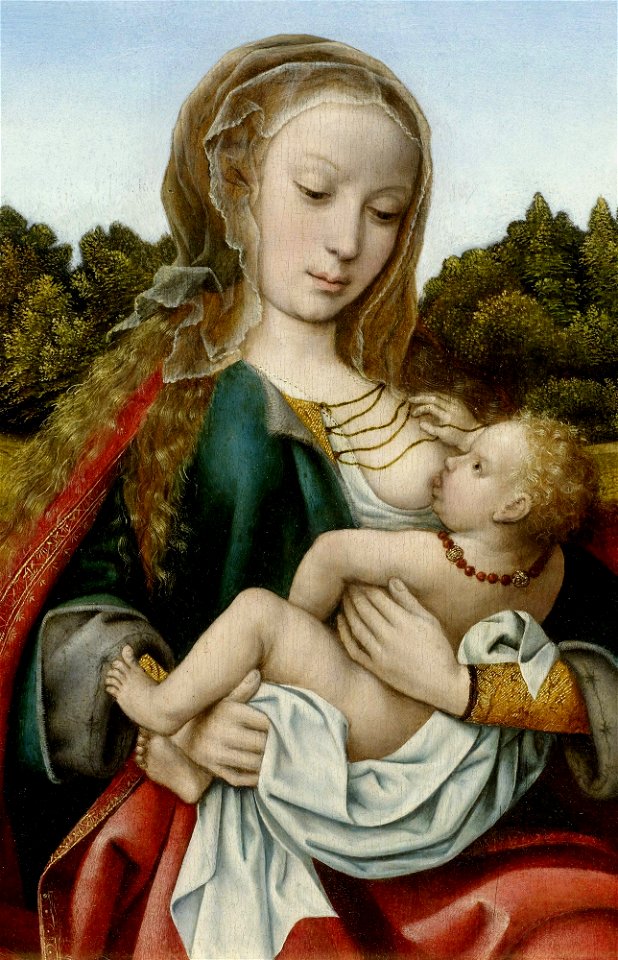 Meister von Frankfurt - Maria Lactans