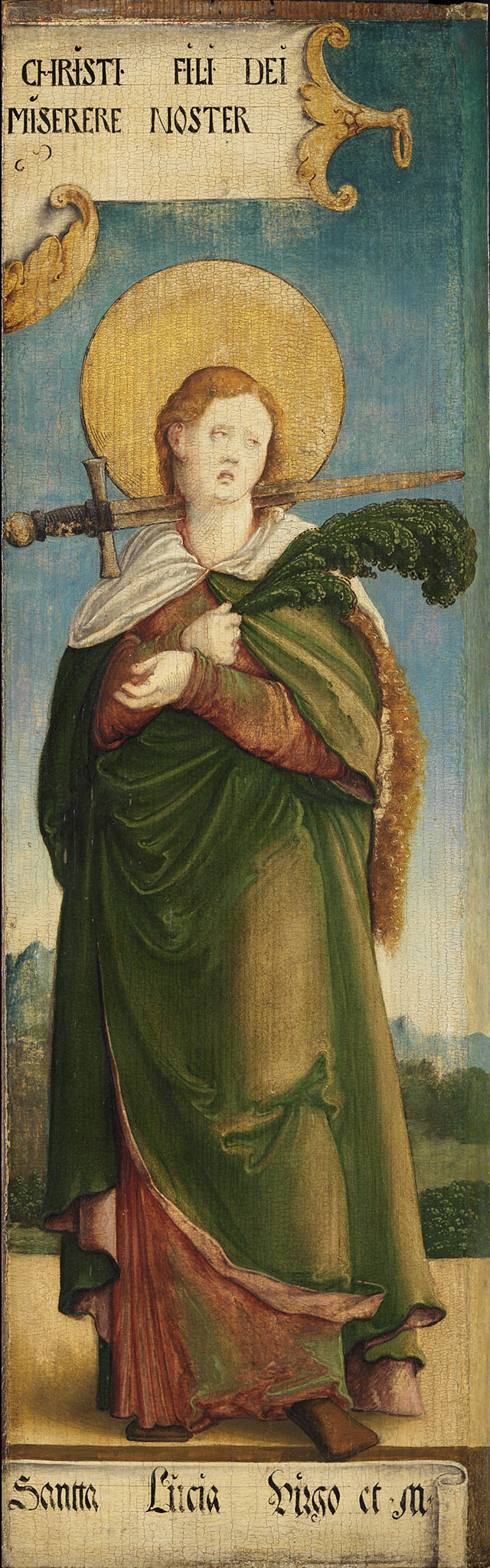 Meister von Messkirch - Die Heilige Lucia - 101 - Staatliche Kunsthalle Karlsruhe