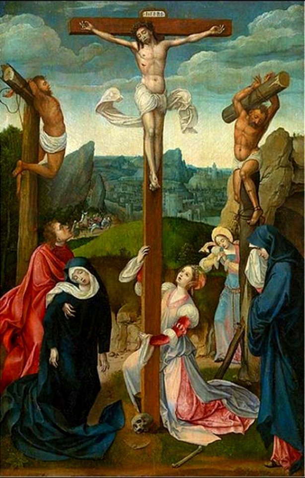 Meester van 1518 - De kruisiging - 5090 - Royal Museum of Fine Arts Antwerp