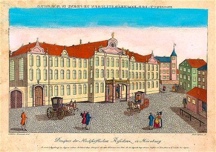 Meersburg Neues Schloss Guckkastenbild