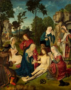 Meister des Aachener Altares - Beweinung Christi - GG 5653 - Kunsthistorisches Museum