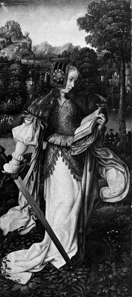 Meester van Frankfurt - De Heilige Catharina - NK2554 - Cultural Heritage Agency of the Netherlands Art Collection