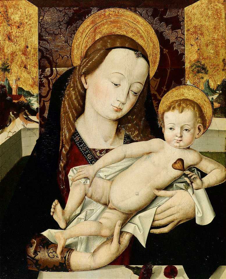 Meister der Habsburger - Madonna mit Kind - 4954 - Kunsthistorisches Museum
